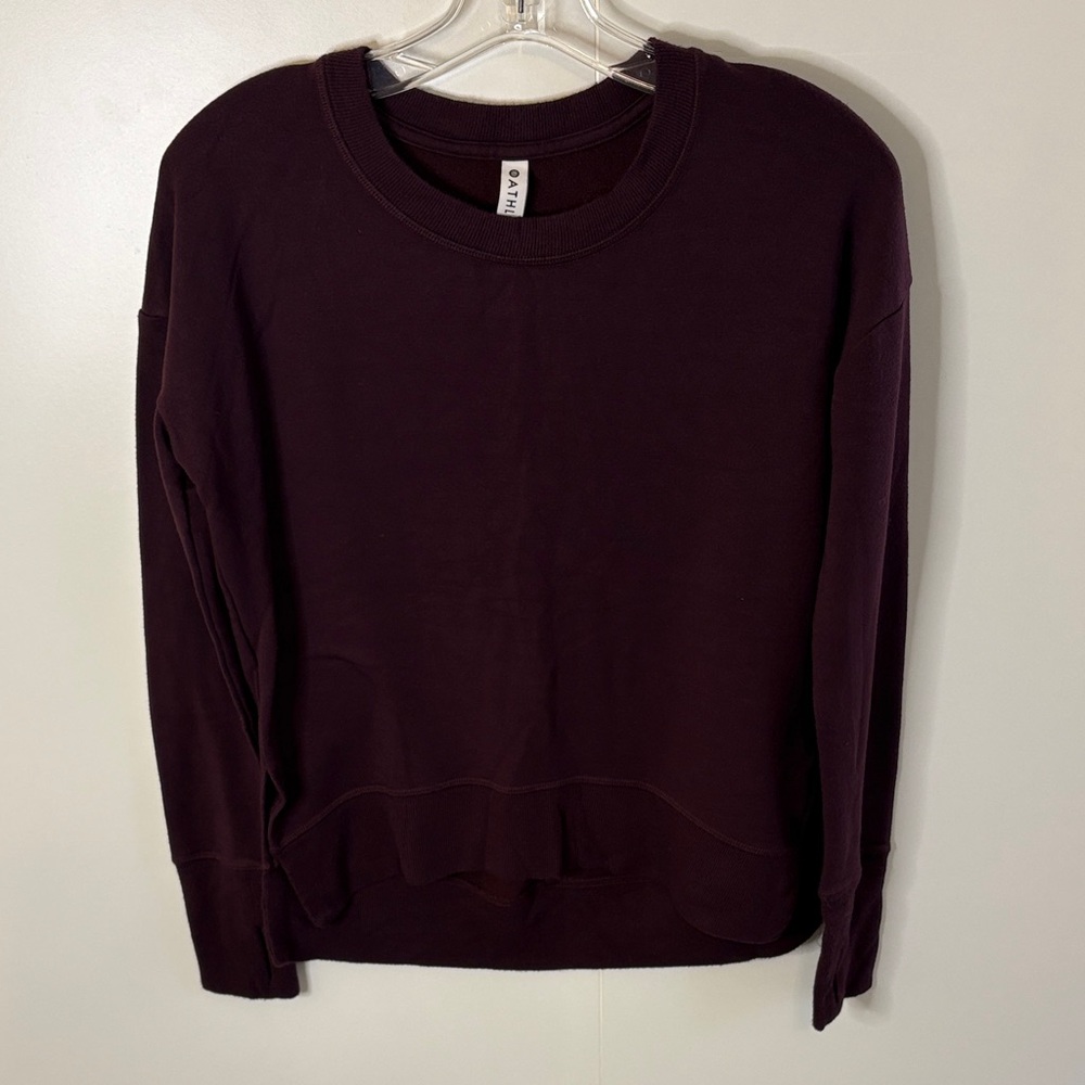 Athleta Women's Burgundy Sweatshirt